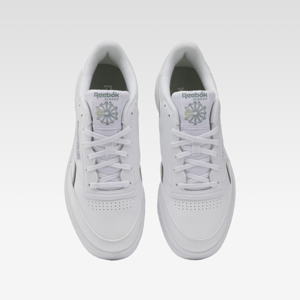 Reebok Footwear Men Club C 85 Vegan Shoes WHITE/VINGRE/TREGRE