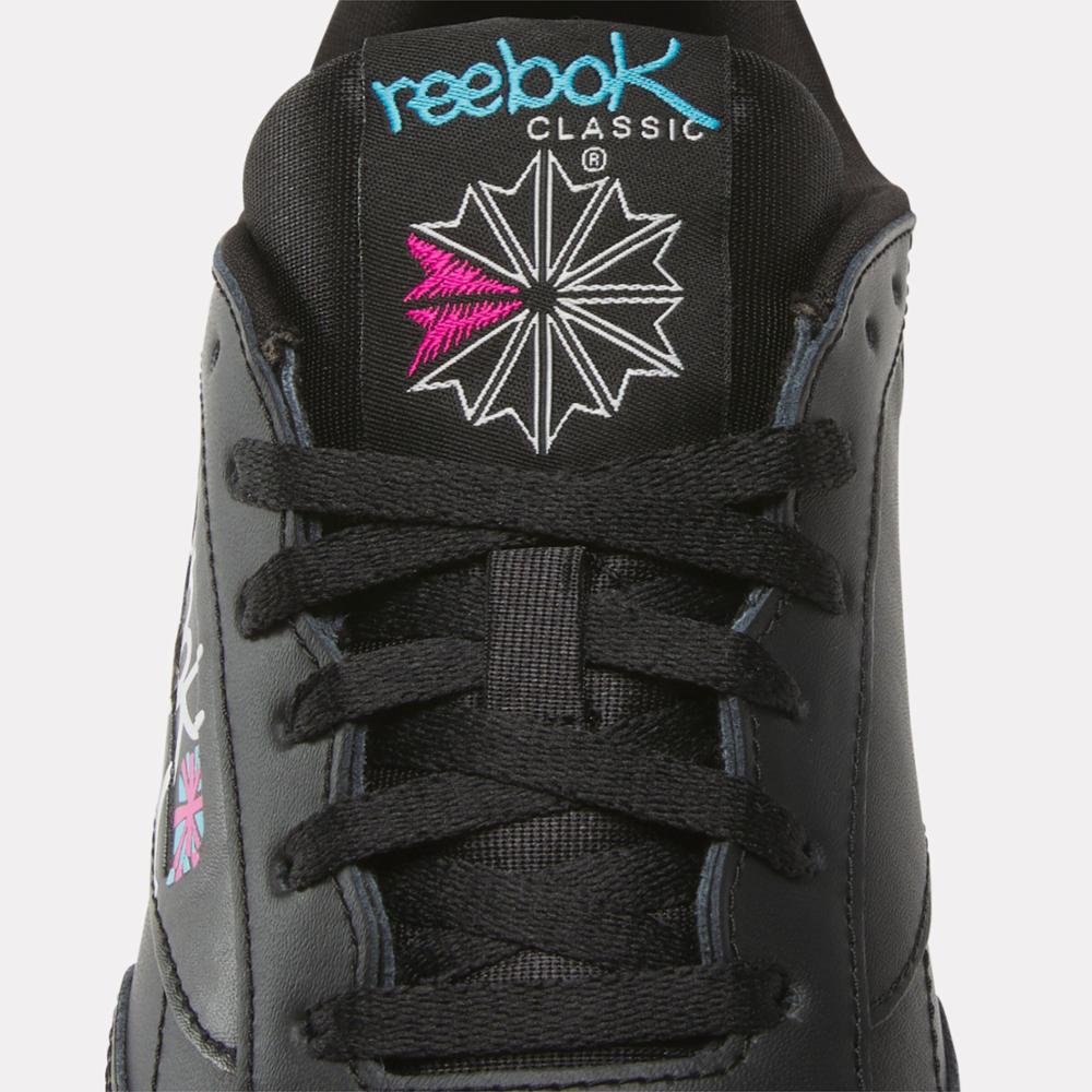 Reebok Footwear Women Club C Double Shoes CBLACK/CHALK/LASPIN