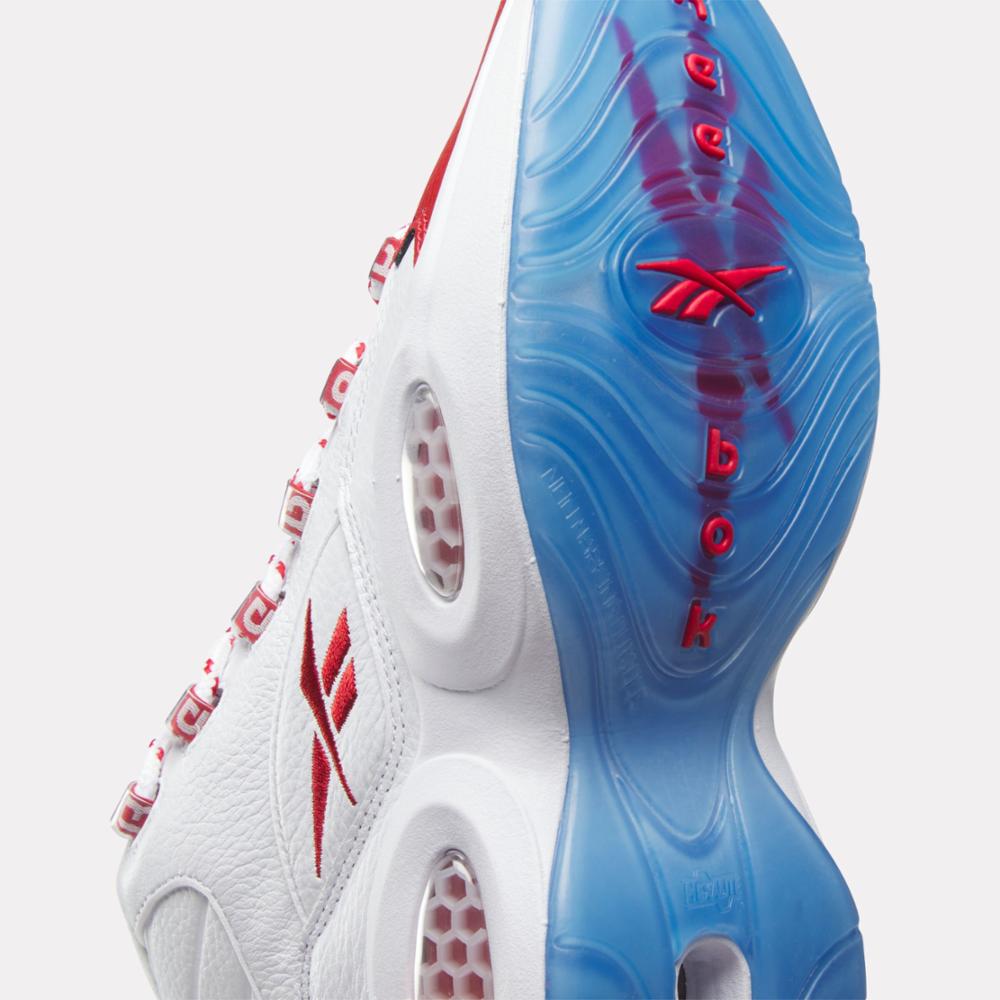 Shoes Reebok Answer Bleu Reebok Footwear Men Question Mid