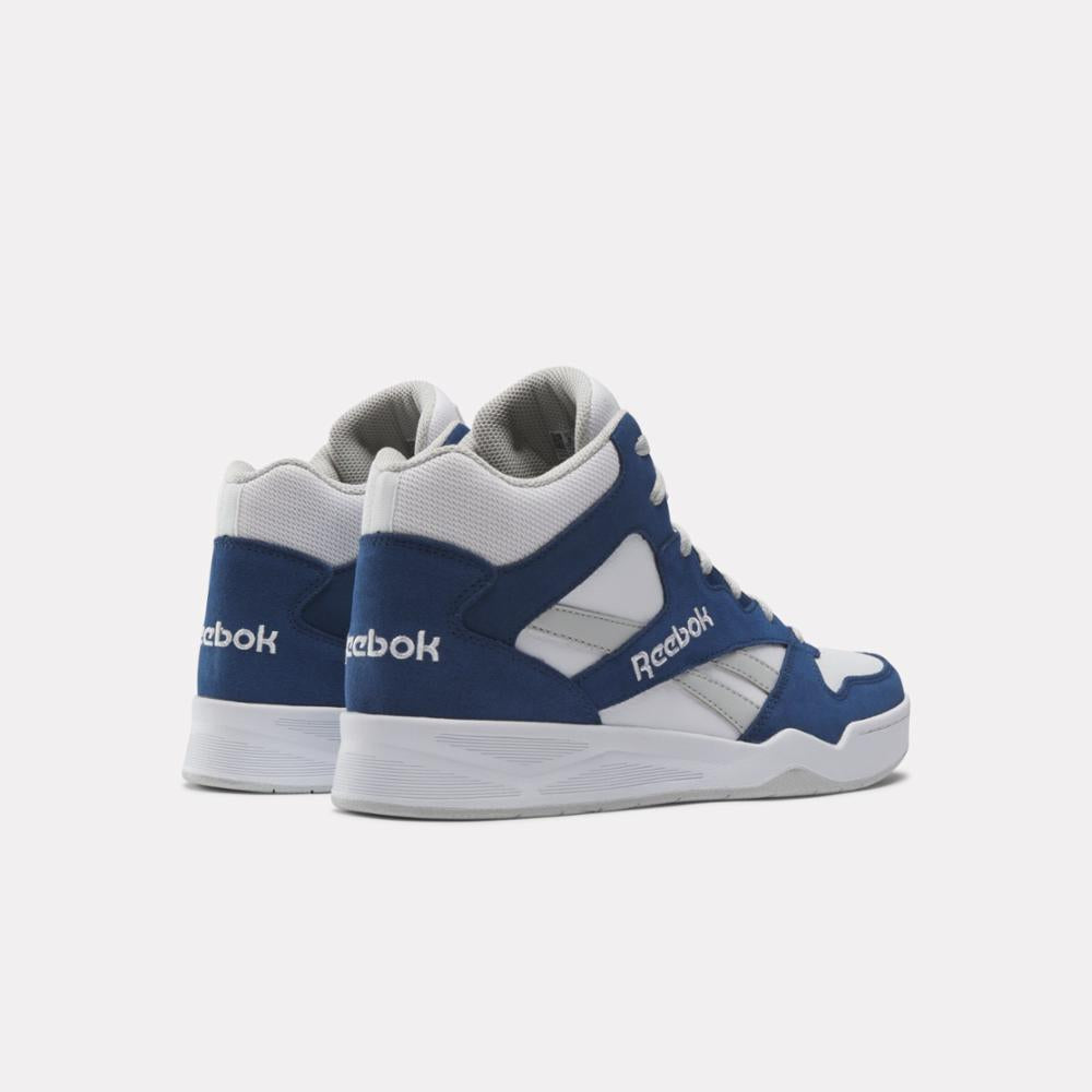Reebok Footwear Men Reebok Royal BB 4500 Hi 2 Men's Basketball Shoes FTWWHT/UNIBLU/PUGRY2