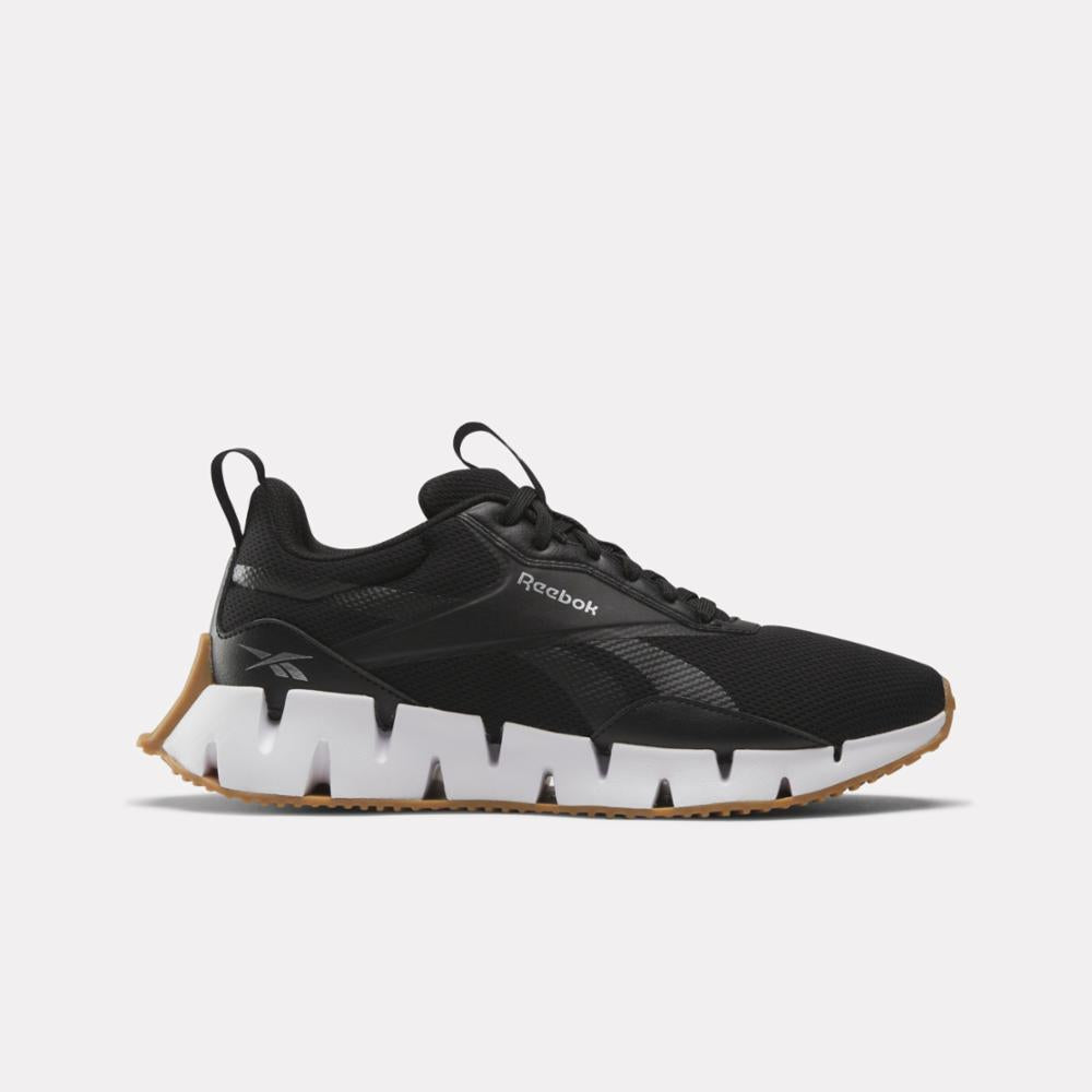 Reebok Footwear Women Zig Dynamica STR Shoes CBLACK/FTWWHT/SILVMT ...