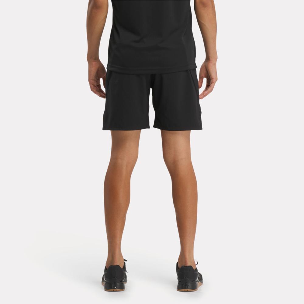 Speedo Fleece Workout Shorts Black 7720170-001 at International Jock