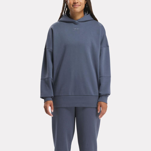 Reebok Womens Sleeveless Hoodie Sweatshirt, Grey, X-Small 