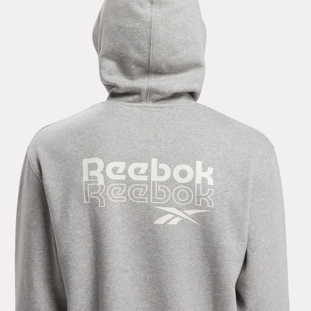 Reebok Apparel Men Reebok Identity Brand Proud Hoodie MGREYH