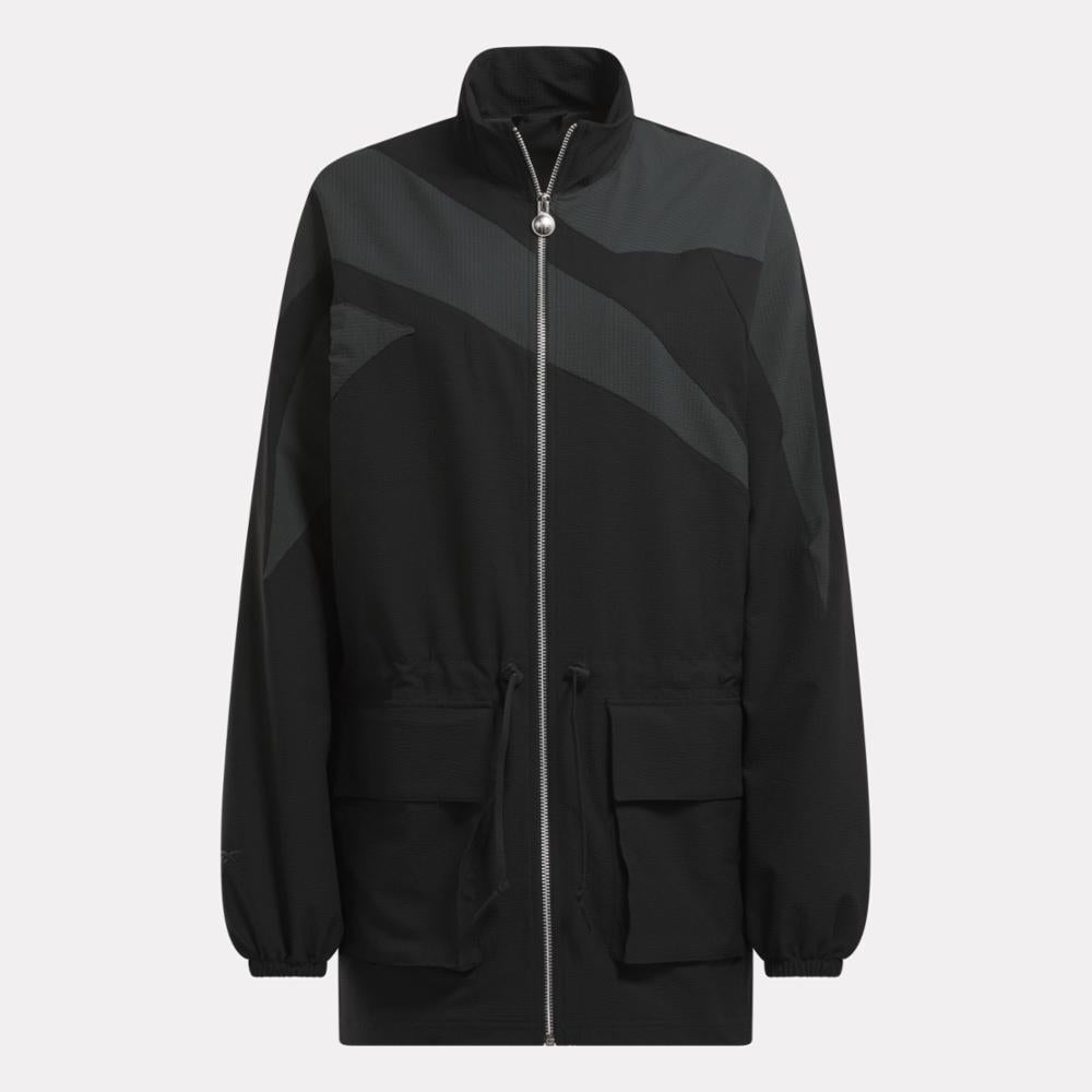 Reebok Apparel Women Reebok x ANINE BING Windbreaker Jacket BLACK