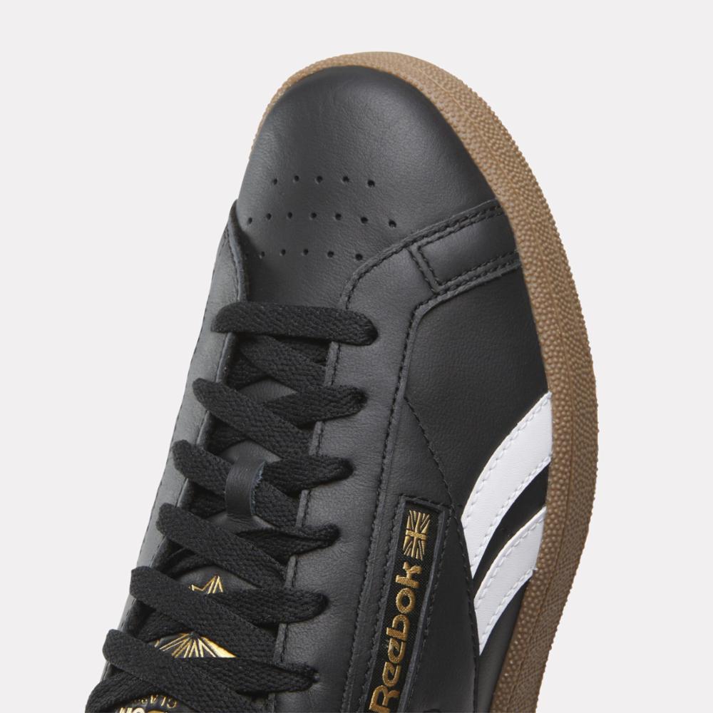 Reebok Footwear Men Club C Grounds UK Shoes BLACK/WHITE/GUM