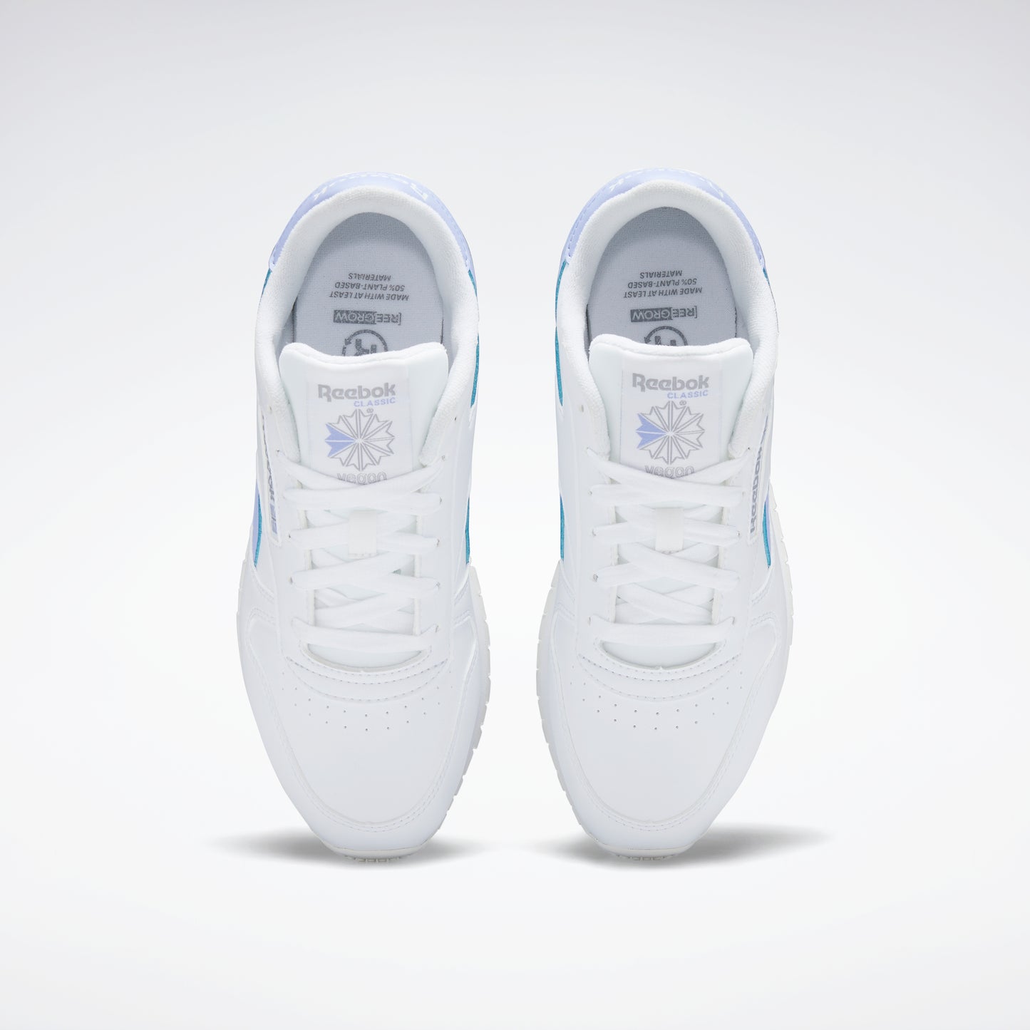 Reebok Footwear Women Classic Leather Shoes Ftwr White/Ftwr White/Lilac Gl