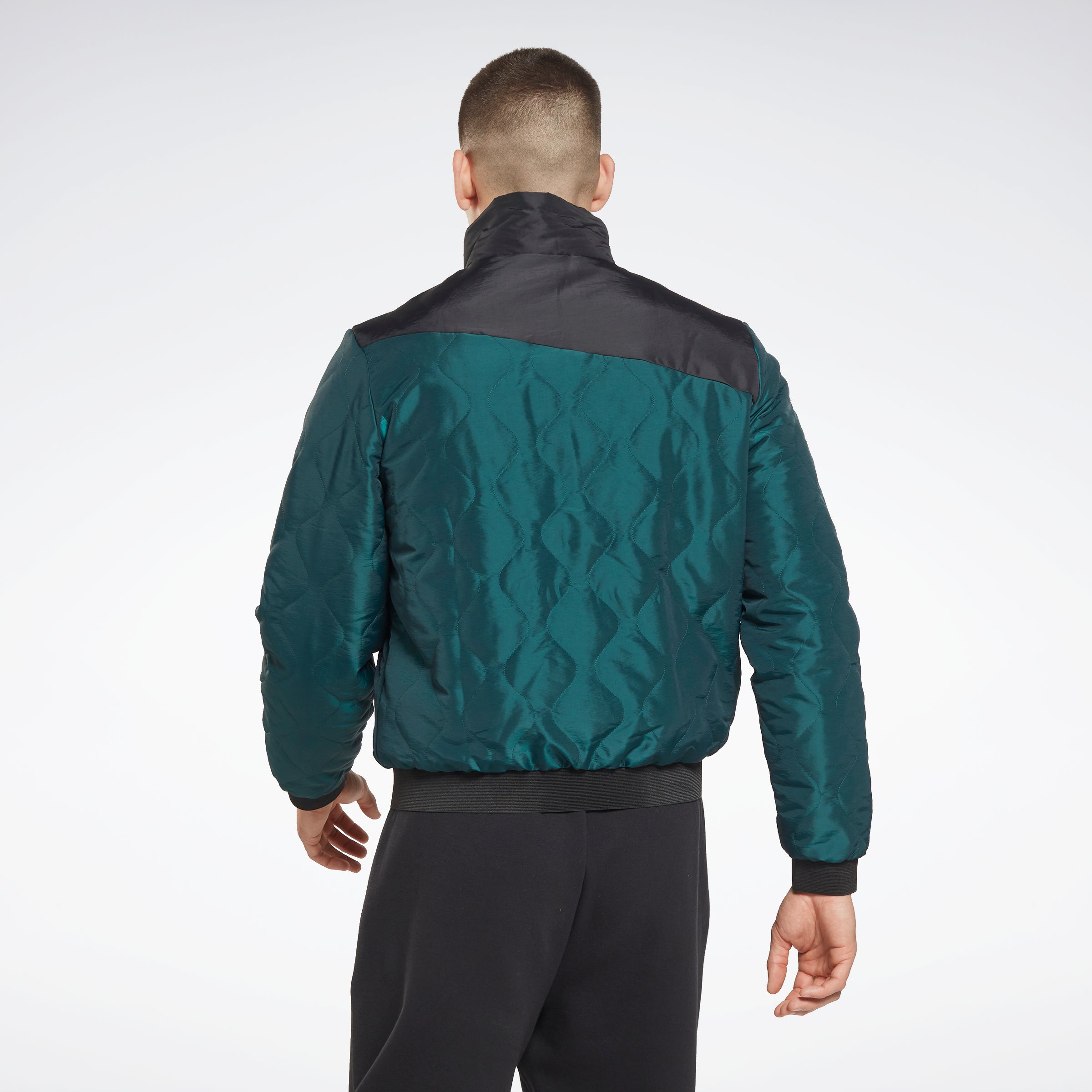 Reebok Apparel Men Thermowarm+Graphene Padded Parka Forest Green