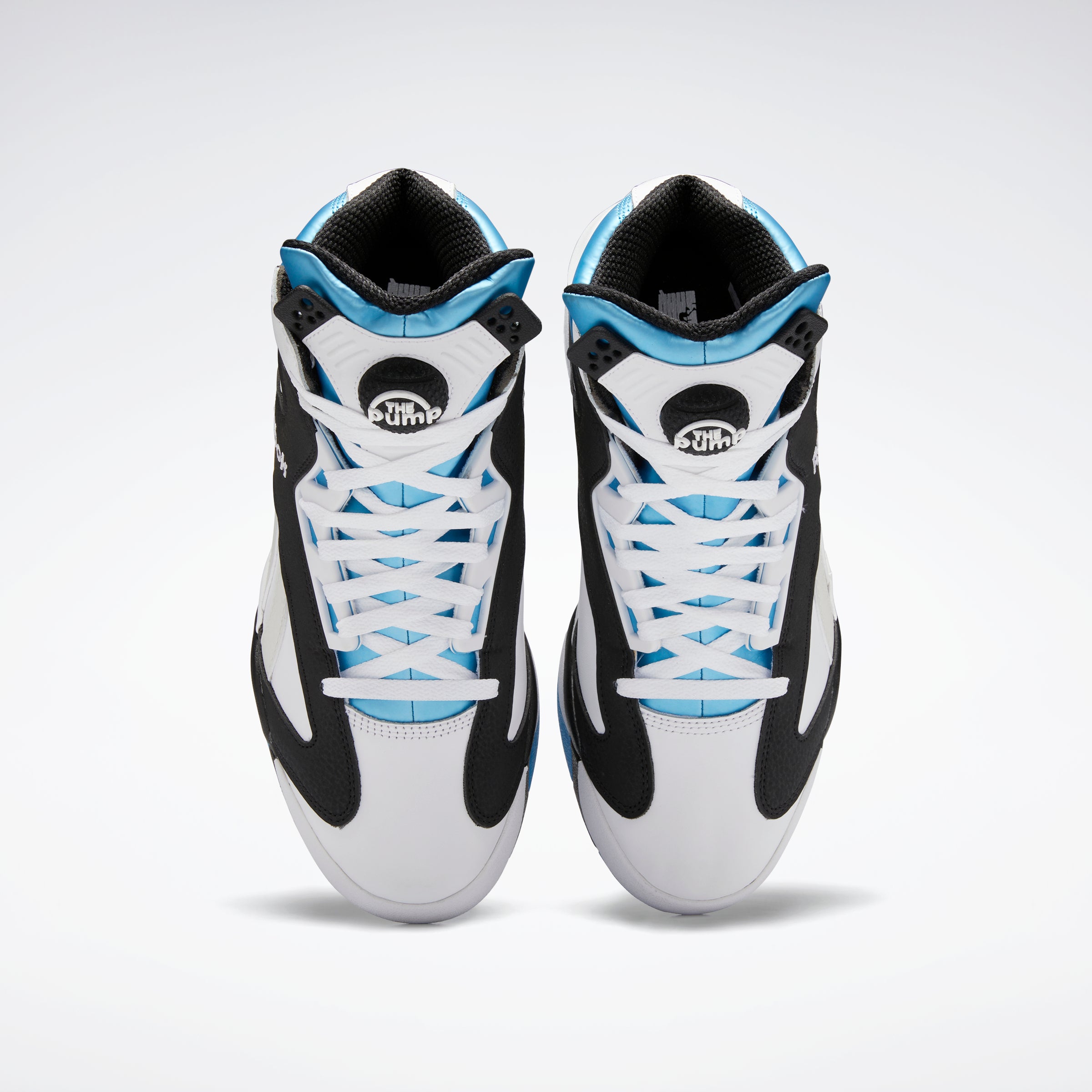 Reebok Footwear Men Shaq Attaq Shoes Ftwwht/Cblack/Azure – Reebok