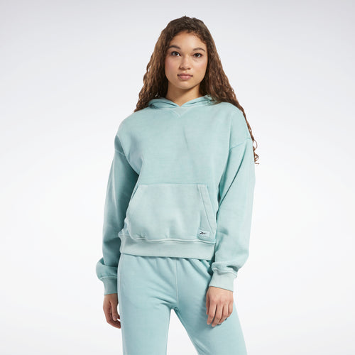 Reebok Apparel Women Classics Natural Dye Fleece Hoodie Seagry – Reebok  Canada
