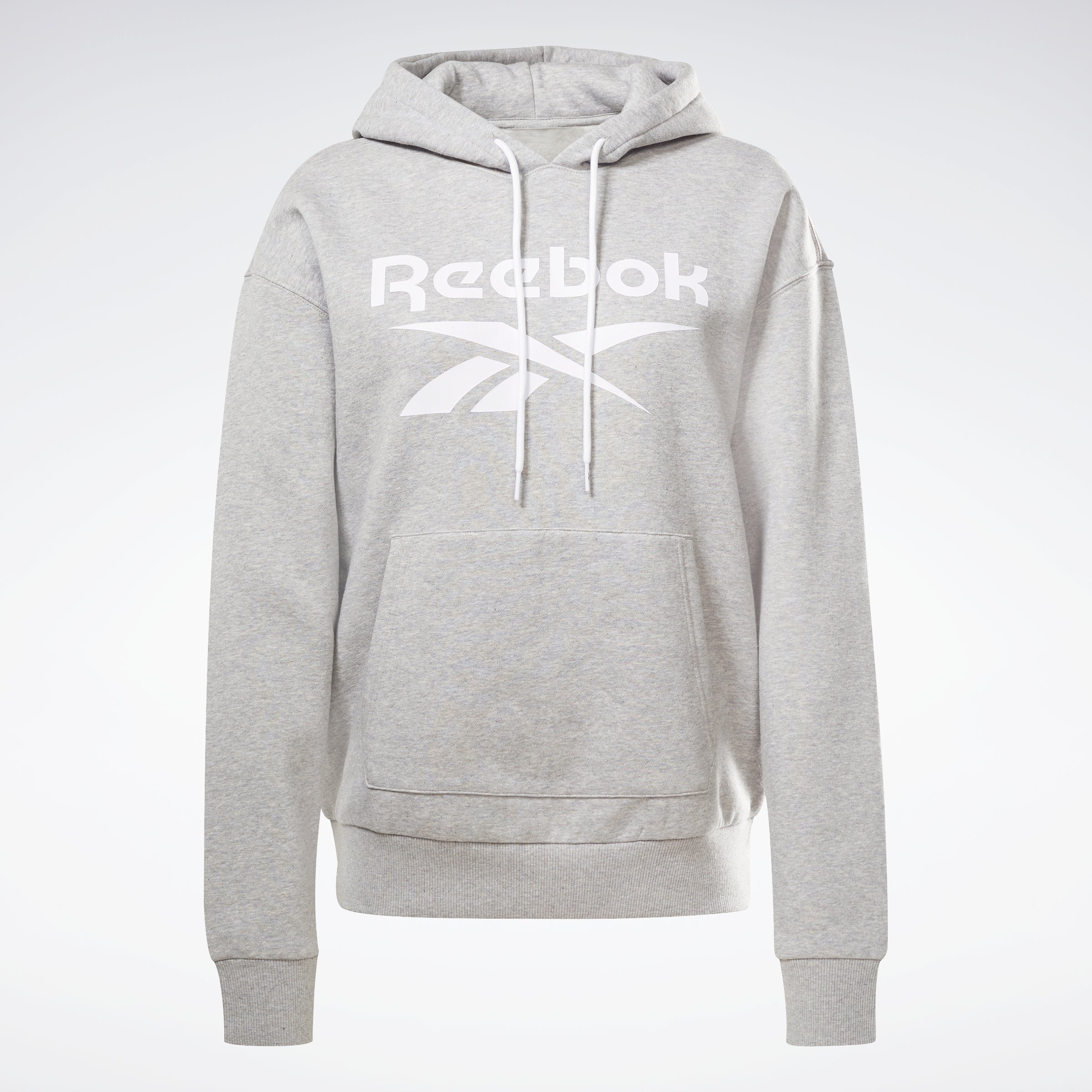 Reebok Apparel Women Reebok Identity Logo Fleece Hoodie Mgreyh – Reebok ...