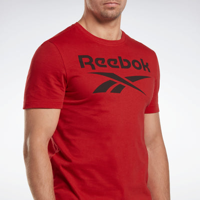 Reebok Apparel Men Reebok Identity Big Logo T-Shirt Vecred