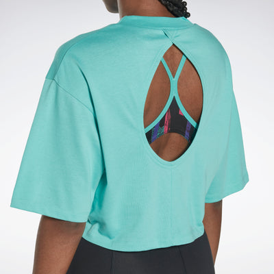 Reebok Apparel Women Myt Cutout T-Shirt Seclte