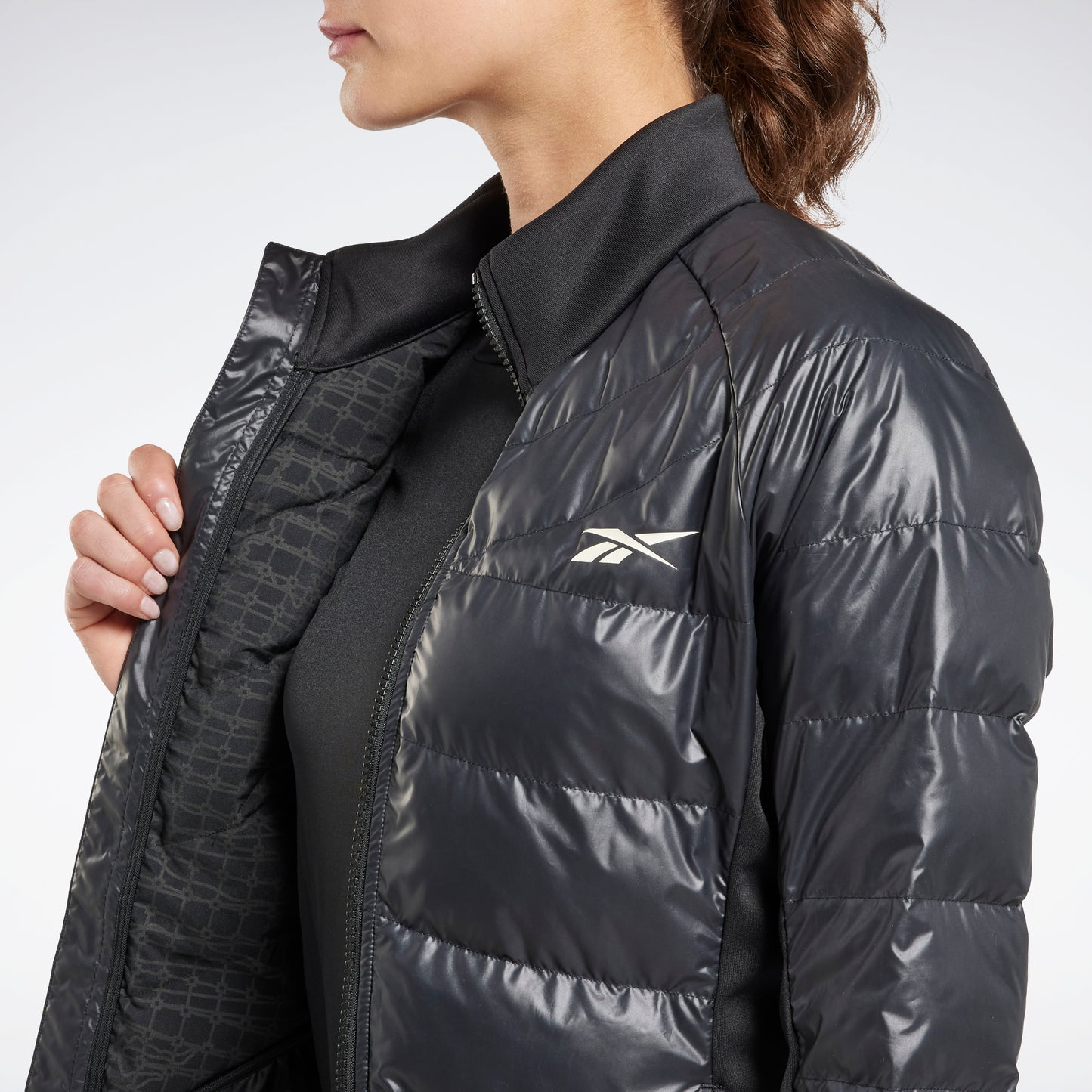 Reebok Apparel Women Thermowarm+Graphene Hybrid Jacket Black