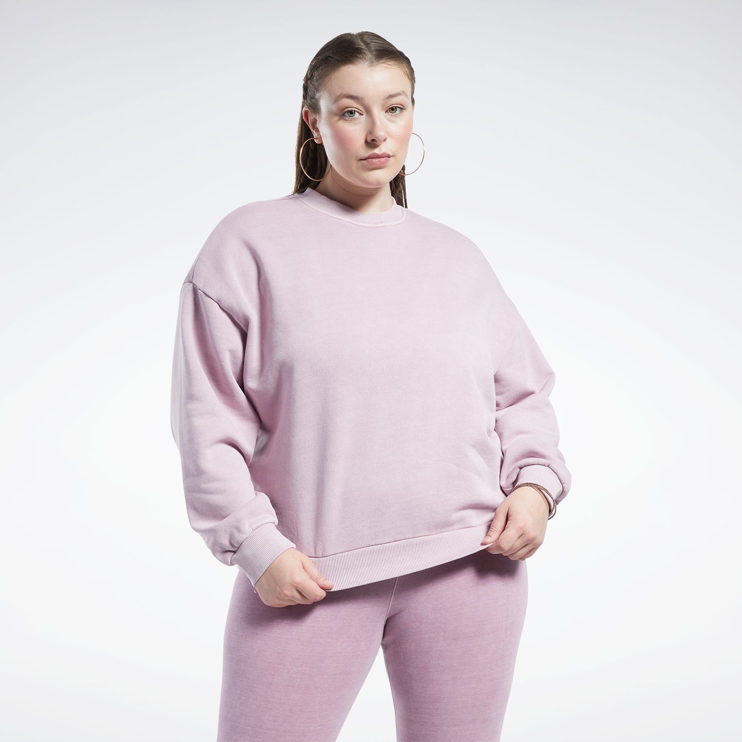 Reebok Apparel Women Classics Natural Dye Sweatshirt (Plus Size) Infliltration
