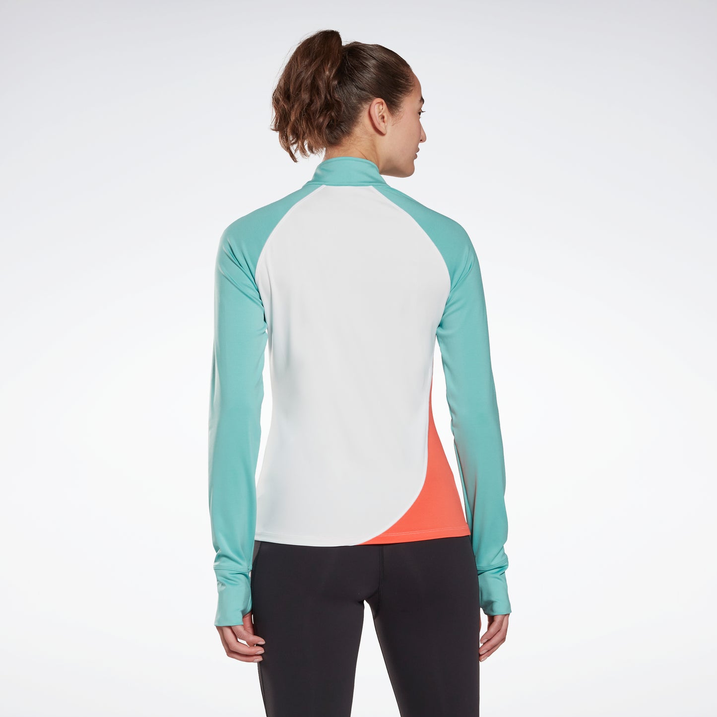 Reebok Apparel Women Running Quarter-Zip Sweatshirt White – Reebok Canada