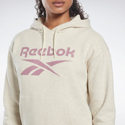 Reebok Apparel Women Reebok Identity Logo Fleece Hoodie Clwtml