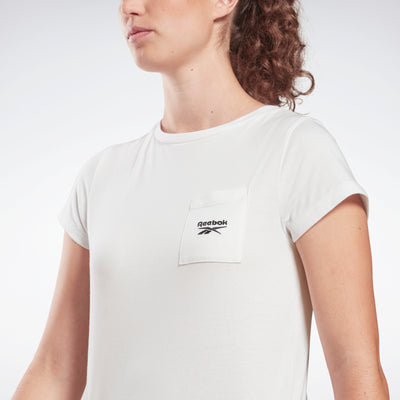 Reebok dri fit t shirt womens white Clearance