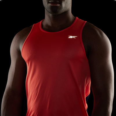 Reebok Apparel Men Running Speedwick Tank Top Smorfl