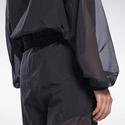 Reebok Apparel Women Studio Opaque Woven Jacket Black