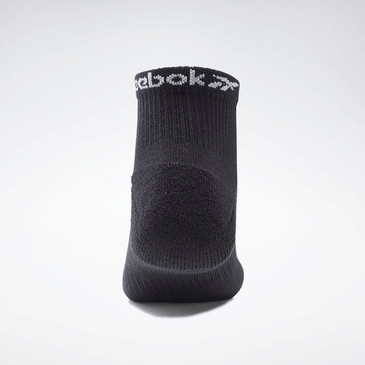 Reebok Apparel Men Active Foundation Ankle Socks 3 Paires Noirs
