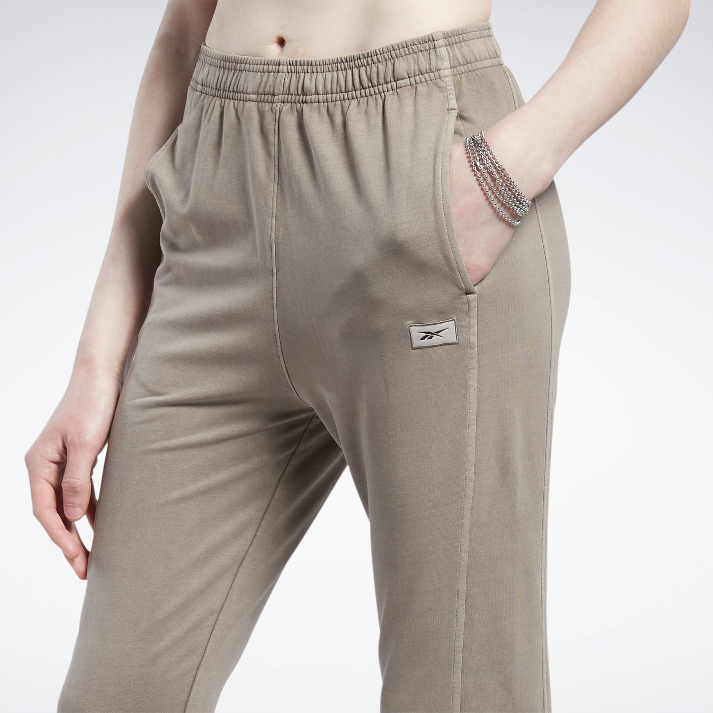 Reebok Ladies Grey Marl Jogging Sweat Pants Size 12
