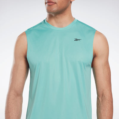 Reebok Apparel Men Workout Ready Sleeveless Tech T-Shirt Seclte