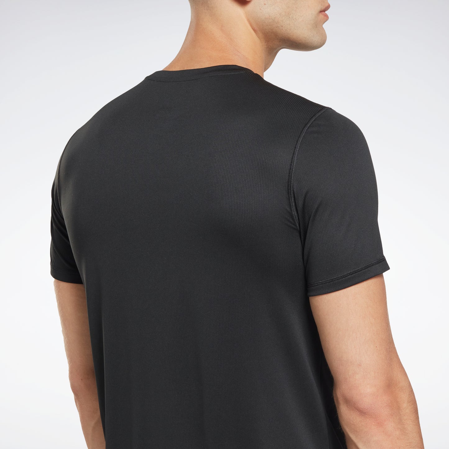 Reebok Apparel Men Running Graphic T-Shirt Black
