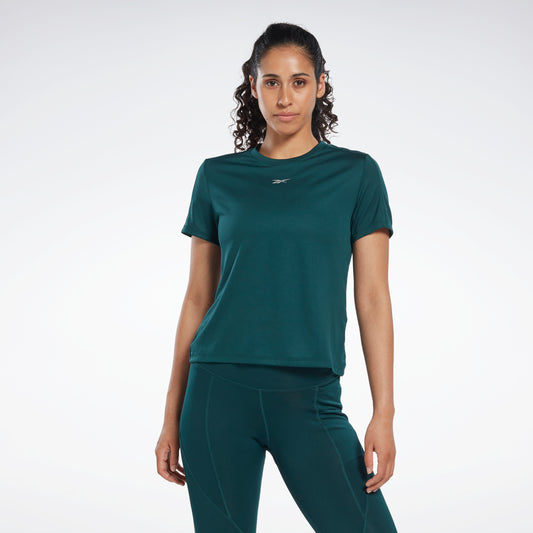 Reebok Apparel Women Studio Ruched Cropped Tank Top Bougry