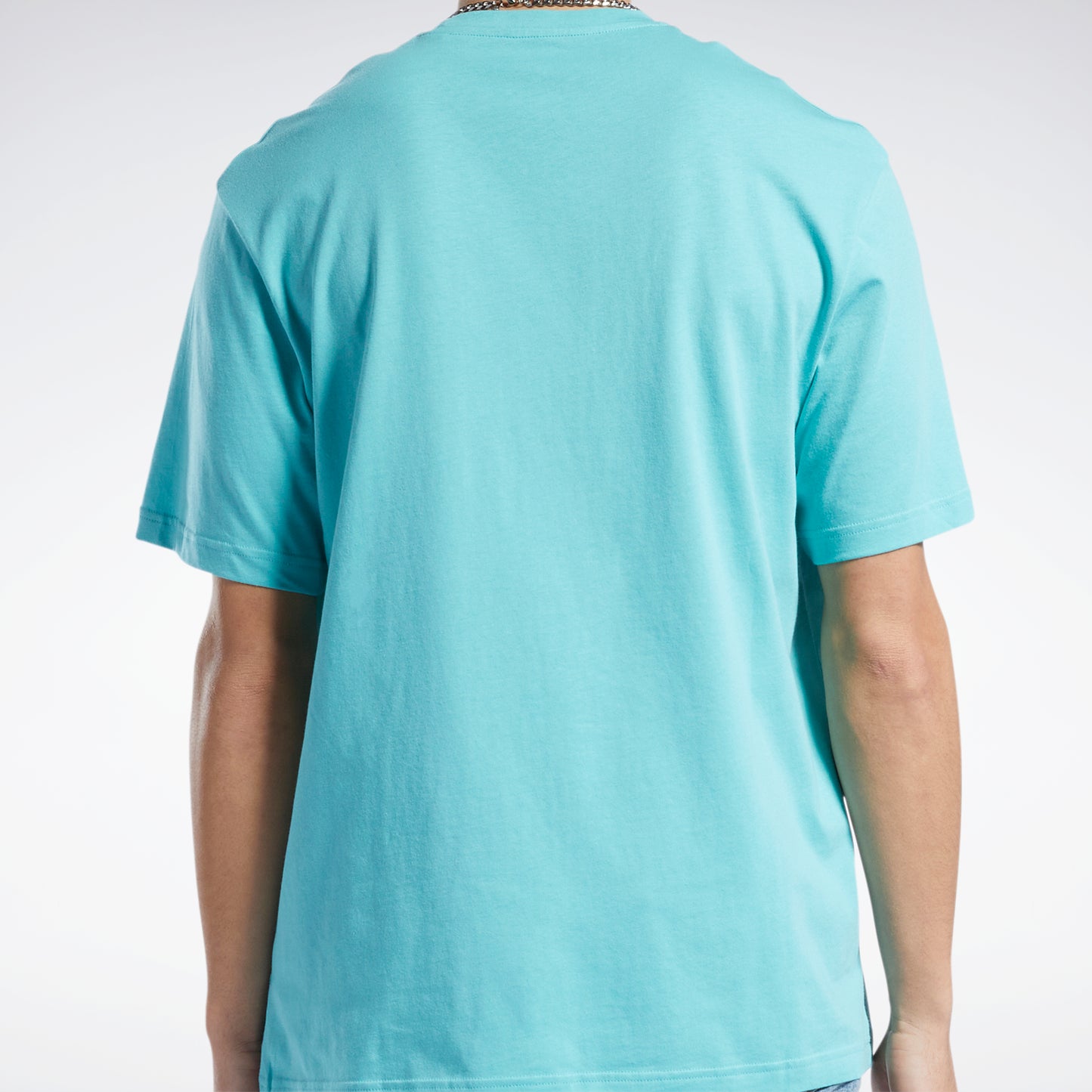 Reebok Apparel Men Graphic Series Spectator Sport Vibe T-Shirt Semi Classic Teal