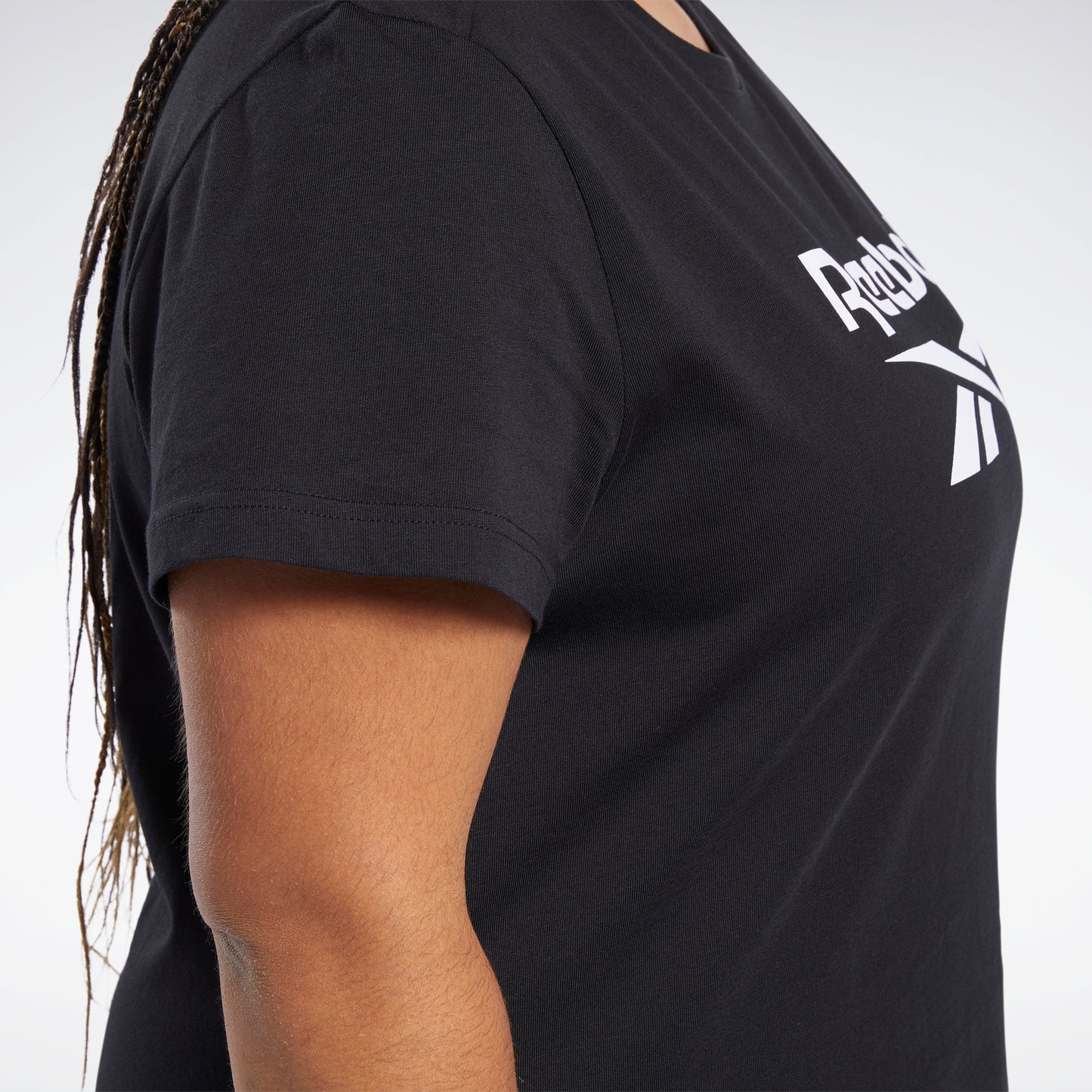 Reebok Apparel Women Classics Big Logo T-Shirt Noir