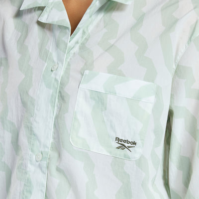 Reebok Apparel Women Classics - T-shirt à manches courtes avec imprimé Summer Waves Lgtsag