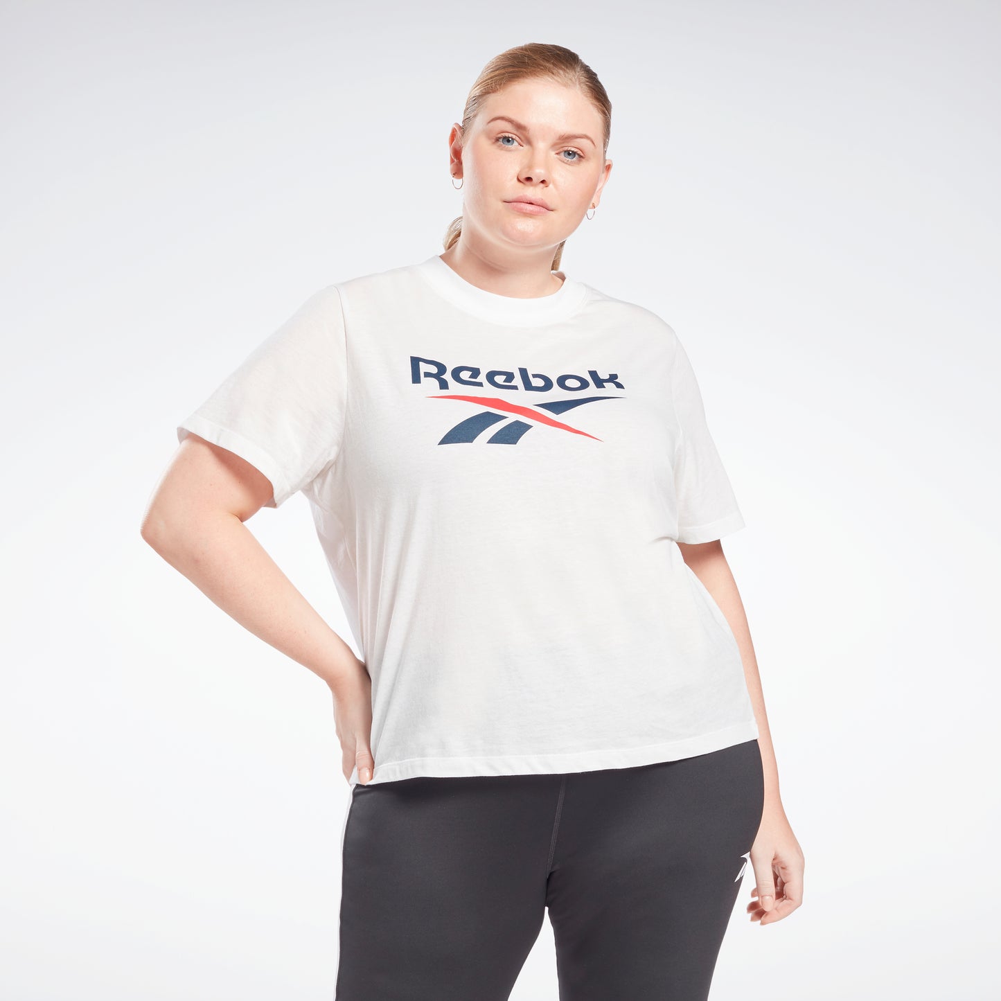 Reebok dri fit t shirt womens white Clearance