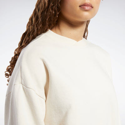 Reebok Apparel Women Classics Sweatshirt Natural Dye Nondye