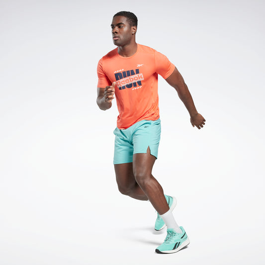 Reebok Apparel Men Running Activchill Athlete T-Shirt Smorfl