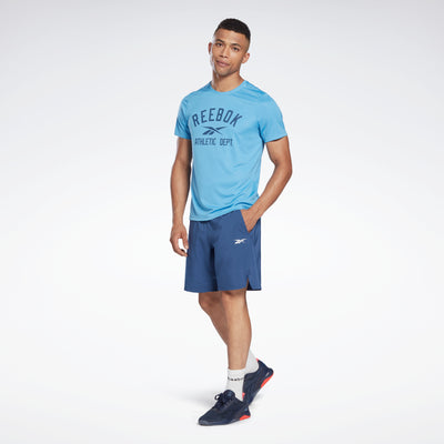 Reebok Apparel Men Workout Ready Strength Shorts Batblu – Reebok