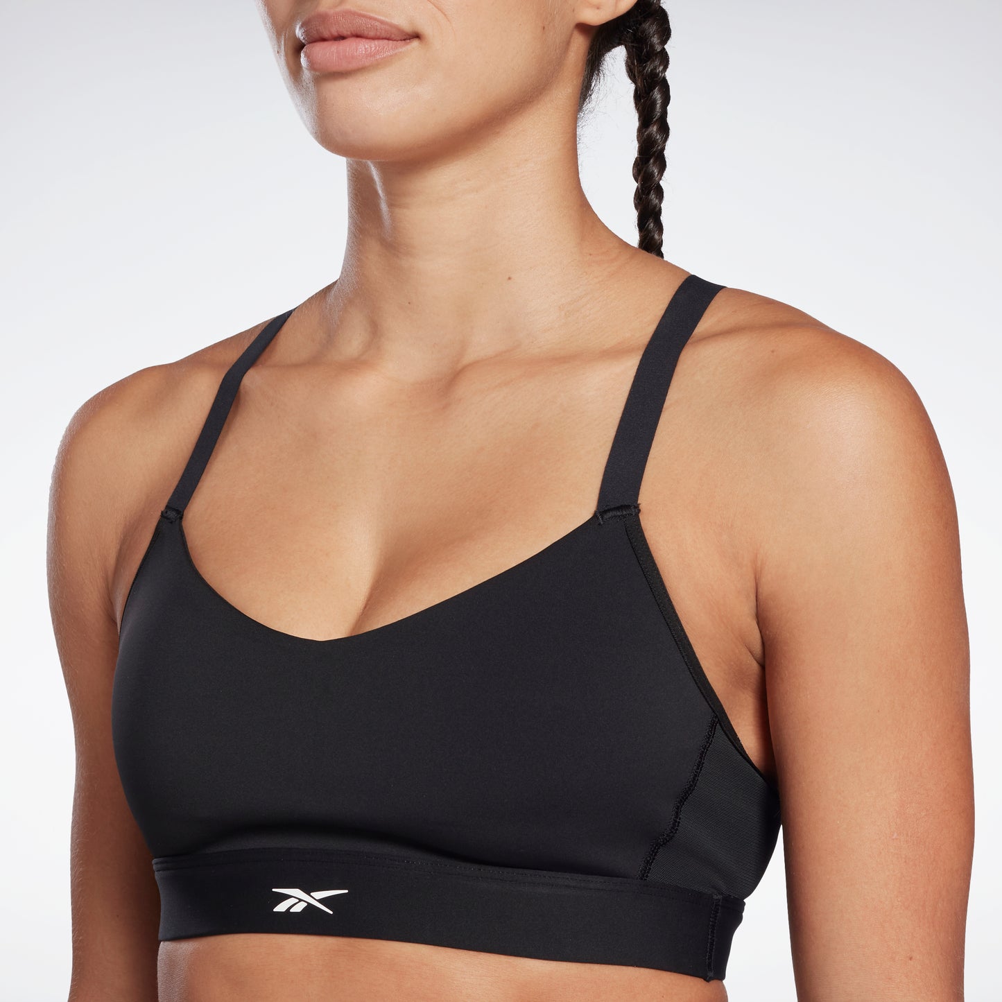 Buy RBX women 2 piece textured padded sports bra black brown