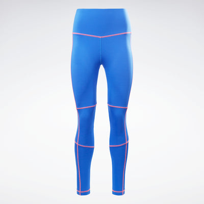 Reebok United By Fitness Myoknit Seamless Leggings - Batik Blue, H51449