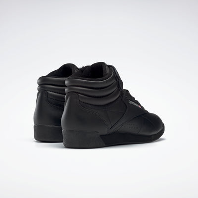 Trashed Reebok Freestyle Reebok Footwear Women Freestyle Hi Black – Reebok Canada