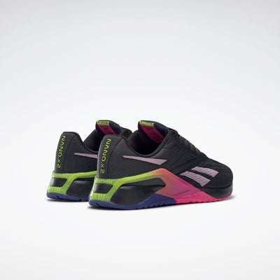 Reebok Footwear Women Reebok Nano X2 Shoes Cblack/Inflil/Aciyel