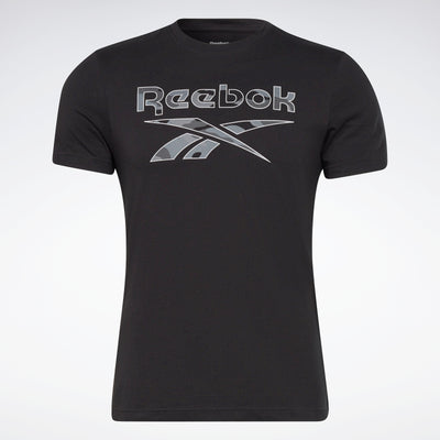 Reebok Apparel Hommes Reebok Identity Big Logo T-Shirt Noir