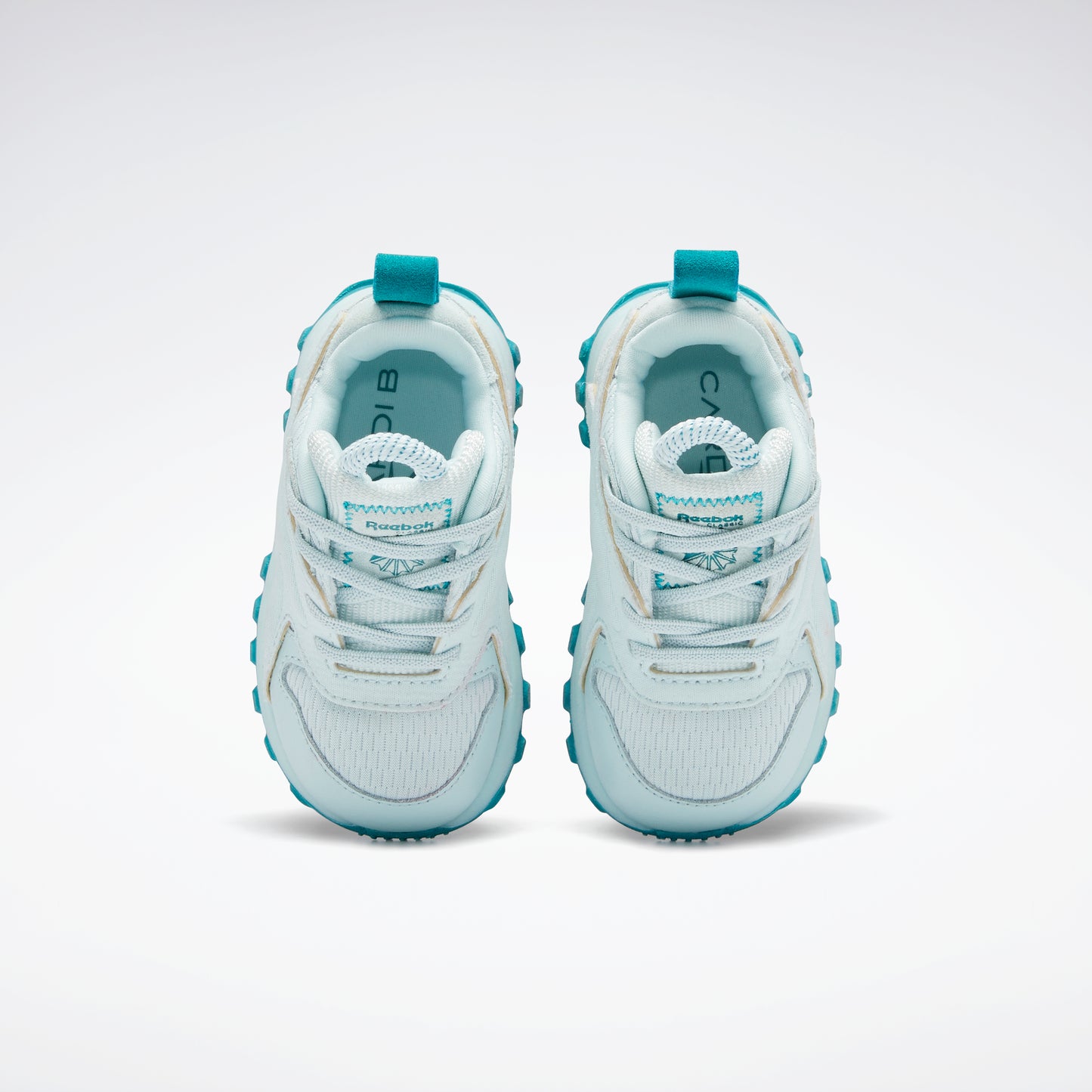Reebok Footwear Kids Cardi B Classic Leather V2 Shoes Infant Whiblu/Whiblu/Seapte
