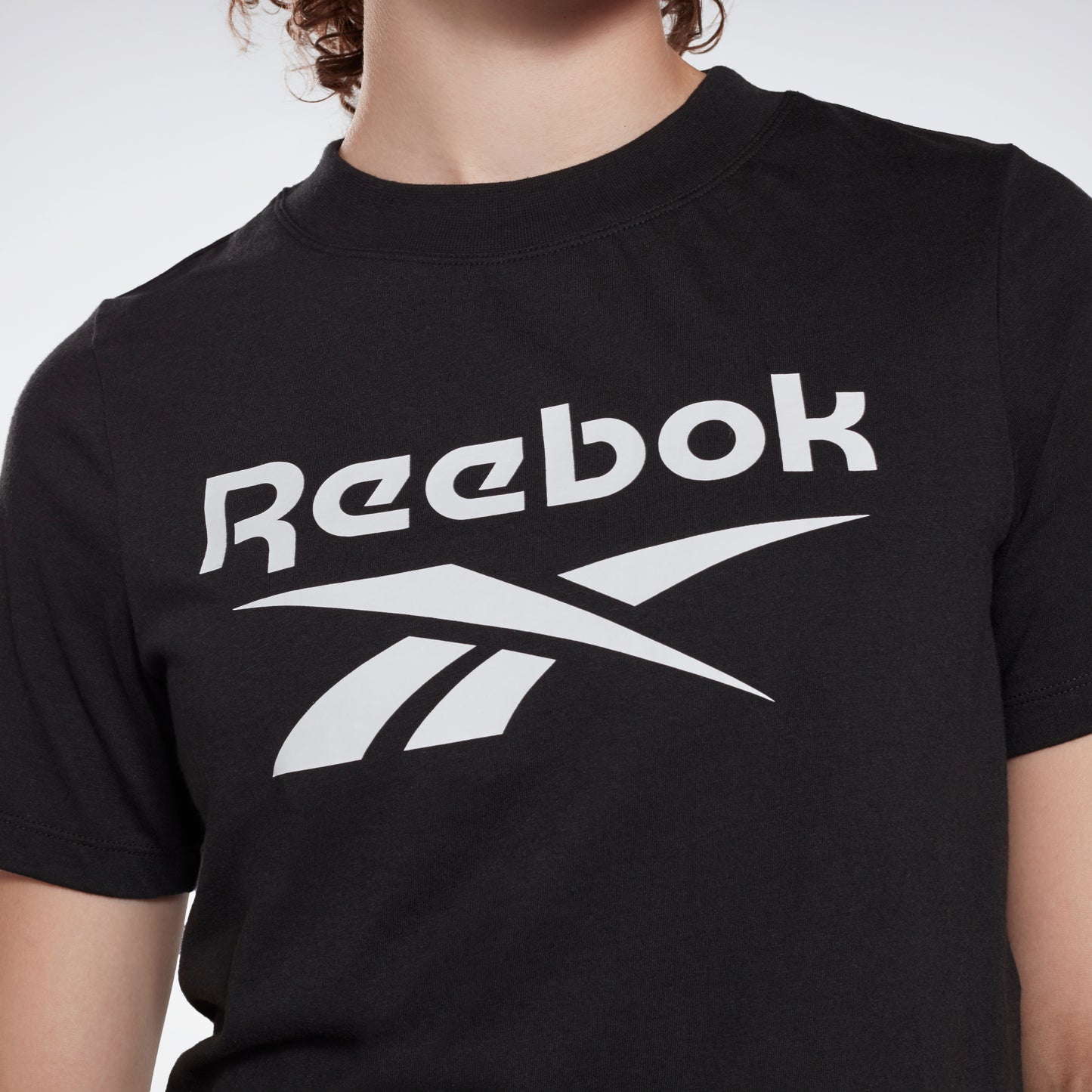 Reebok Apparel Women Reebok Identity Cropped T-Shirt Black – Reebok Canada