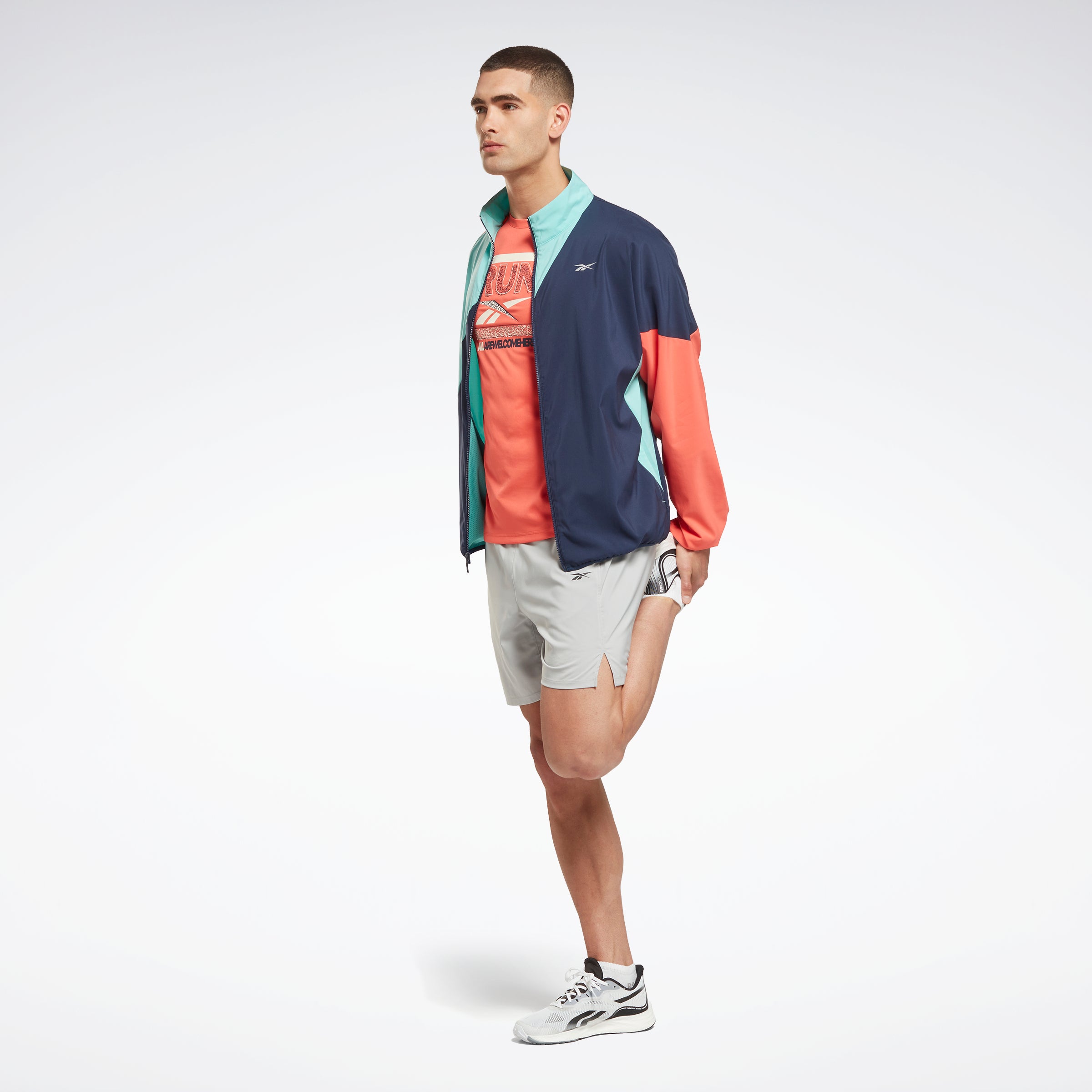 Reebok Apparel Men Running Woven Windbreaker Seclte – Reebok Canada