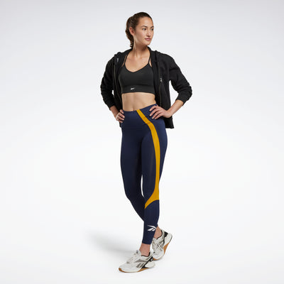 Reebok Workout Ready Big Logo Women's Plus Size Leggings - Free Shipping