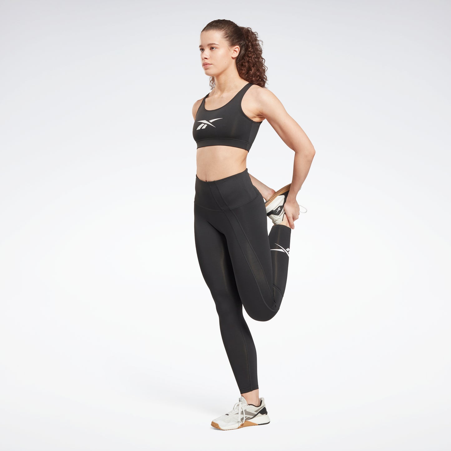Reebok Workout Ready Camo Print Tights Womens Athletic Leggings