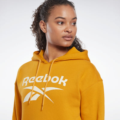 Reebok Apparel Women Reebok Identity Logo Fleece Hoodie Bolprp – Reebok  Canada