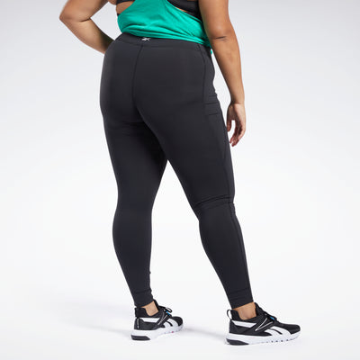 Buy Reebok Black Lux Jacquard Leggings from Next Luxembourg