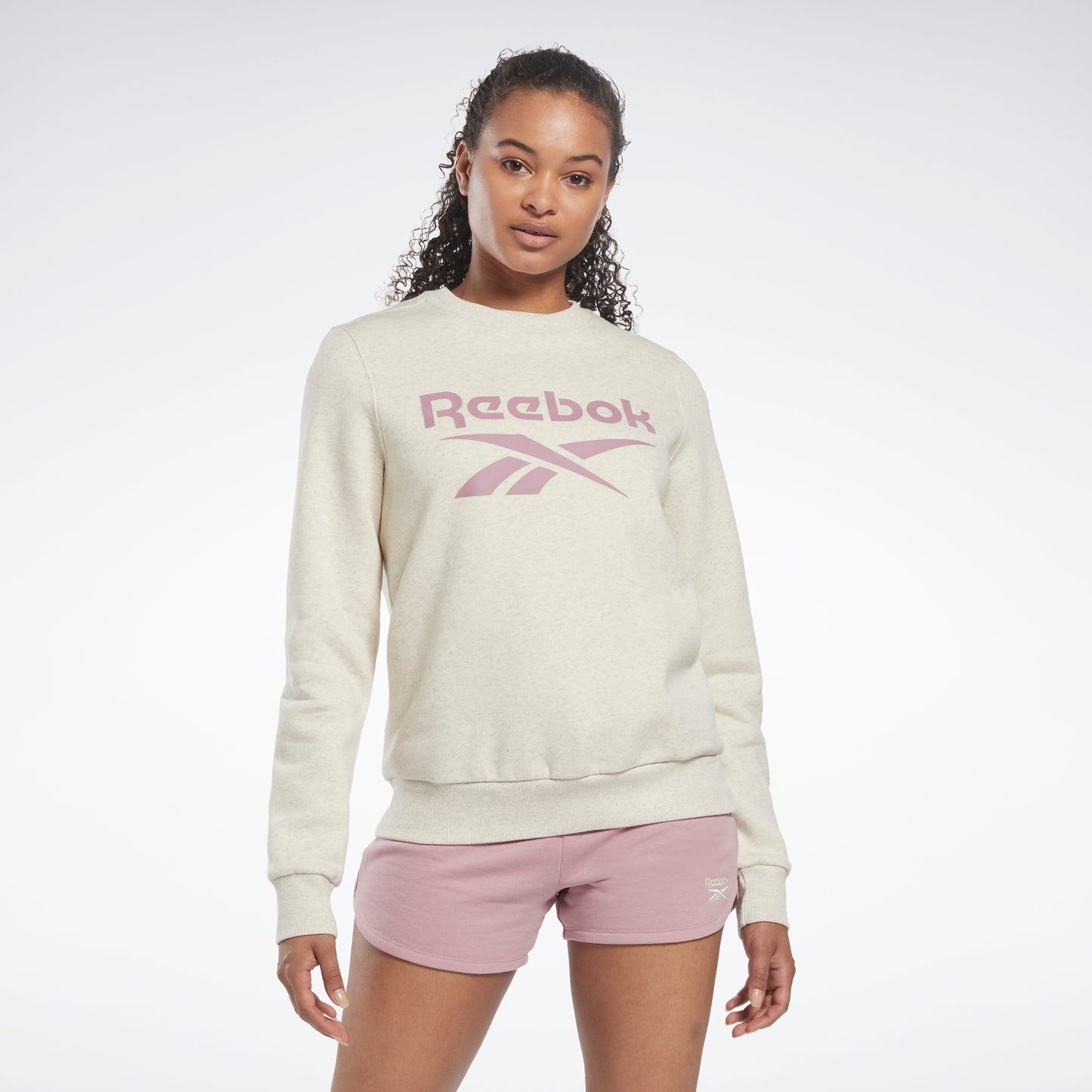 Reebok Apparel Women Reebok Identity Logo Fleece Crew Sweatshirt Seprp –  Reebok Canada