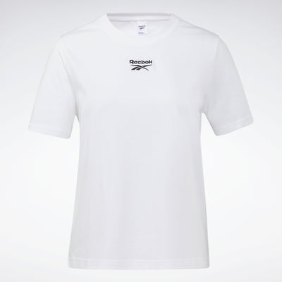 Reebok Apparel Women Reebok Classics Small Logo T-Shirt White